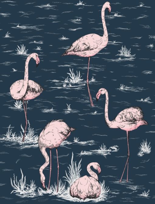 Tapeta Cole and Son Icons Flamingos 112/10041