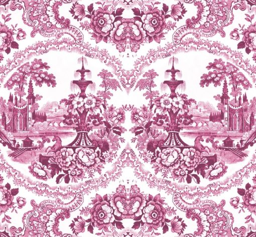 Tapeta Mineheart Delft Baroque Pink
