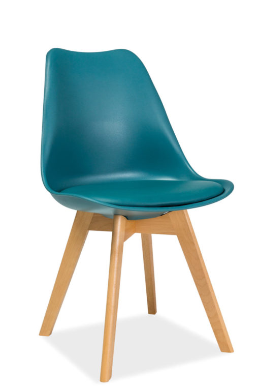 Krzesło w kolorze morskim Kris