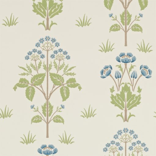 Tapeta Morris and Co. Archive Wallpapers 210348 Meadow Sweet Cornflower/Leaf