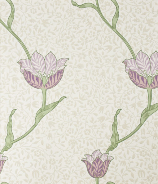 Tapeta Morris and Co. Archive Wallpapers 210393 Garden Tulip Artichoke/Heather