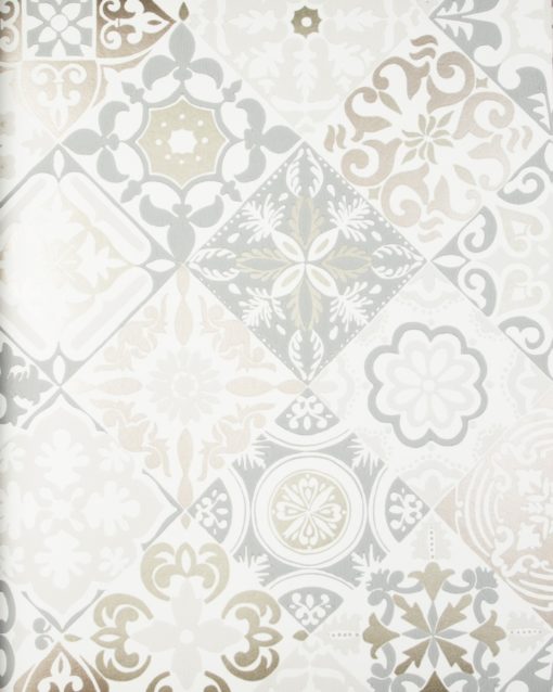 Tapeta Osobrne and Little Manarola Wallpapers W7211-02 Cervo Grey/Rose Gold/Gilver