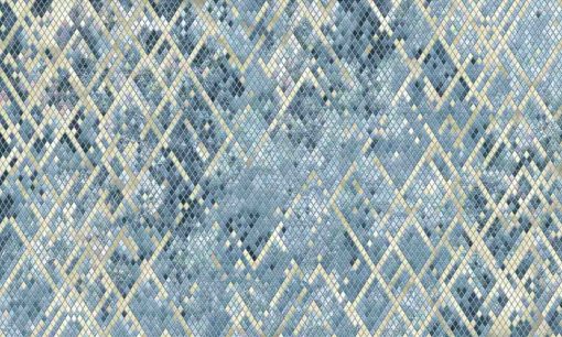 Tapeta Wonderwall Iris 35 0763 13 niebieska mozaika