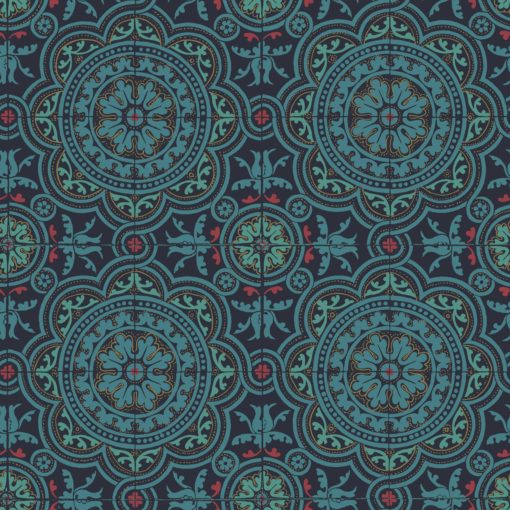 Tapeta Cole & Son Seville 117/8021 Piccadilly geomertyczna boho azulejo