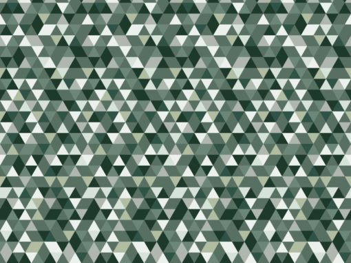 Fototapeta Wallart Triangles Coctail Bottle Green zielona mozaika