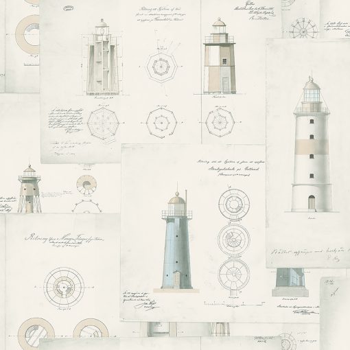 Tapeta Boras Tapeter Marstrand II 8867 Lighthouse