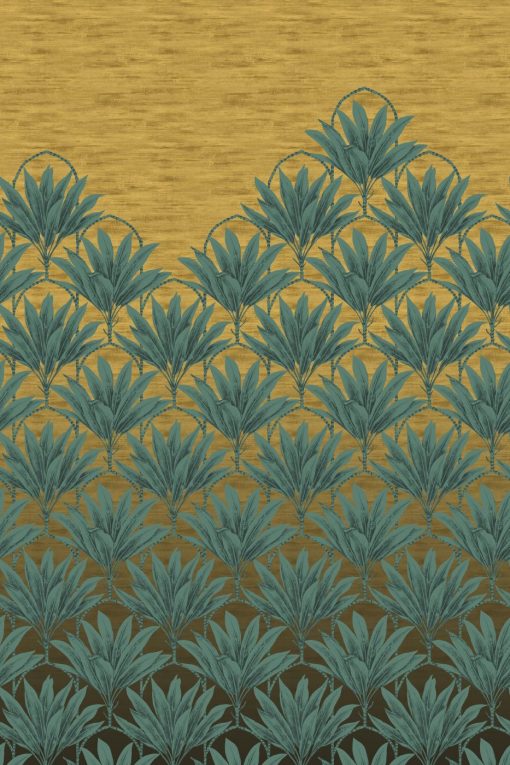 Fototapeta Rasch Textil Zanzibar 290270 Bloom Deco Stonewashed żółta liście palmy