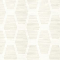 Tapeta York Wallcoverings Conservatory CY1571 Congas Stripe beżowa grasscloth
