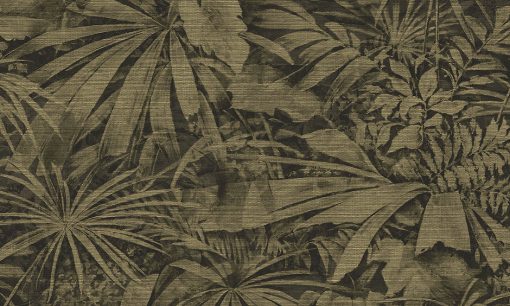 Tapeta Arte Curiosa 13522 Grove  brązowa liście palmy