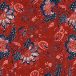 Tapeta Mindthegap Transylvanian Roots WP 20547 Saxon Tapestry czerwona kwiaty