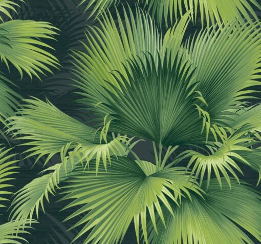 Tapeta Wallquest Newport PS40104 Summer Palm zielona liście palmy