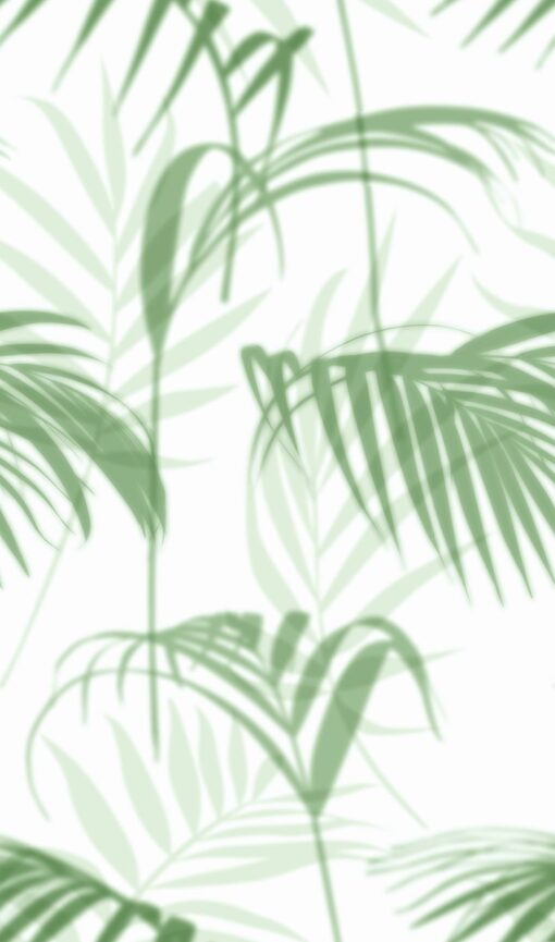 Fototapeta Marburg Smart Art Easy 47209 biała zielone liście palmy