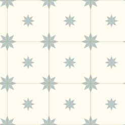 Tapeta Caselio Only Blue ONB102716026 Trendy Tiles biała kafelki