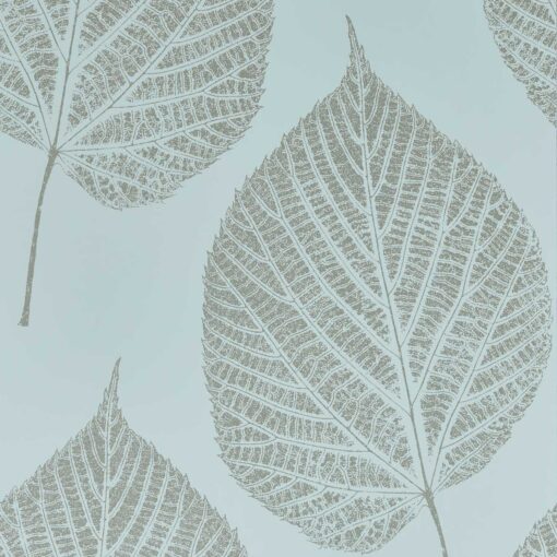 Tapeta Harlequin Colour I HTEW112610 Leaf błękitna liście