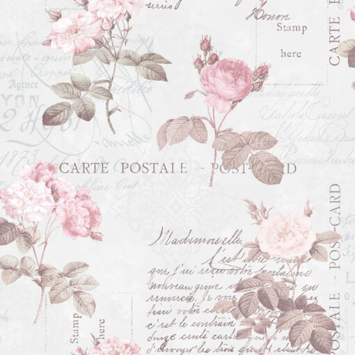Tapeta Galerie Nostalgie G56286 różowe róże vintage