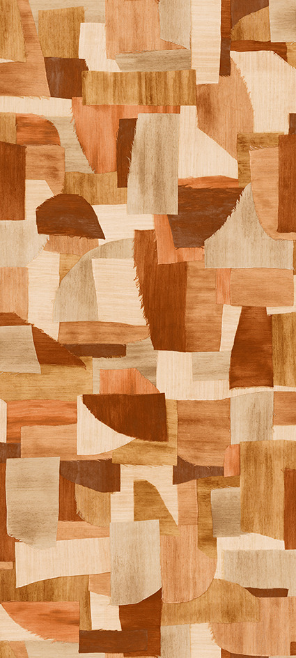 Tapeta Arte Essentials Costura 57601 Urban pomarańczowa mozaika