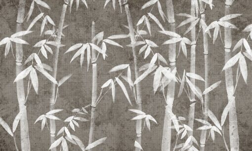 Fototapeta Skinwall Maya 97 B drzewa szara bambus