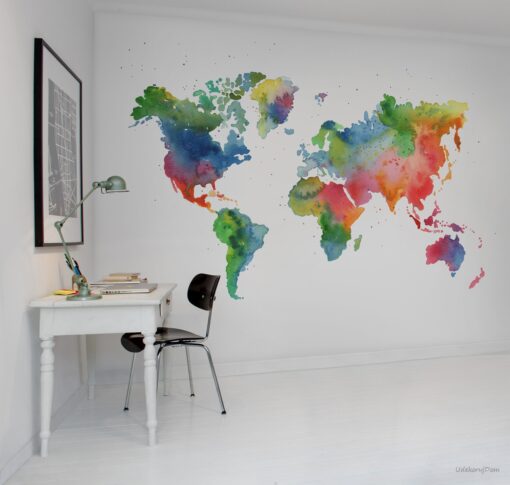 Fototapeta Rebel Walls Rainbow World R13431 mapa