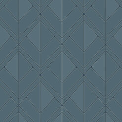 Tapeta York Wallcoverings Geometric GM7553 szara Art Deco