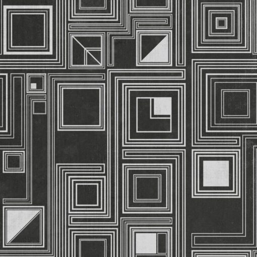 Fototapeta Tecnografica Labirinto Black geometryczna