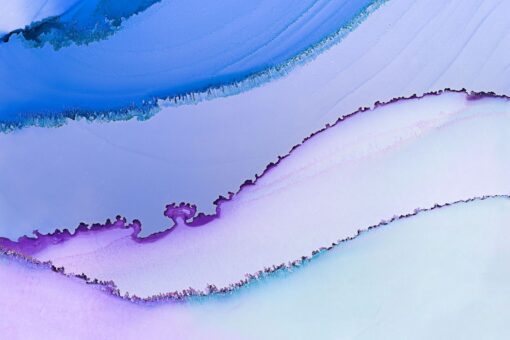 Fototapeta Tecnografica Creamfields Violet niebieska  abstrakcja