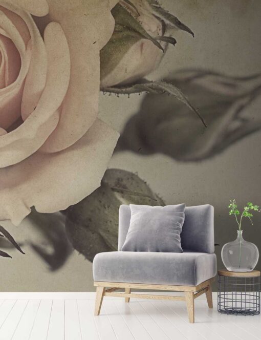 Fototapeta Feathr Romeo (Vintage Rose) Wall Mural Stone róża