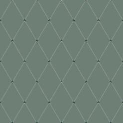 Tapeta Boras Tapeter Timeless Traditions 3282 Fredrik zielono szara geometryczna romby