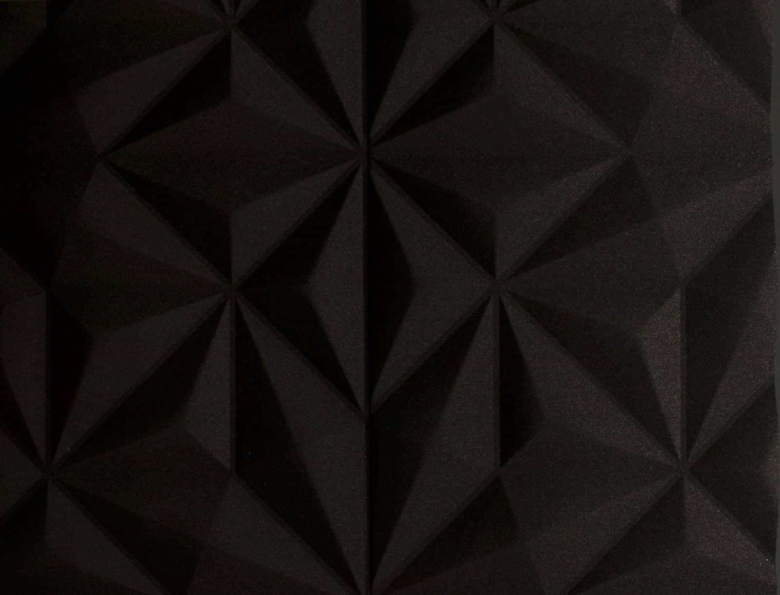 Czarna tapeta geometryczna
