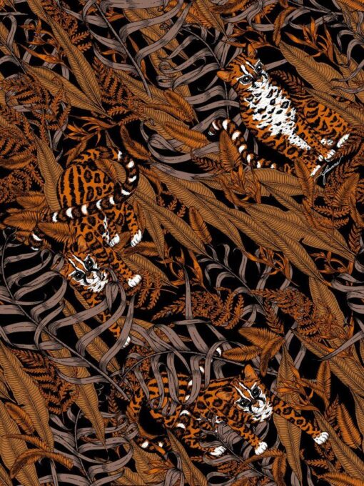 Fototapeta Tecnografica Feanne Visayan Leopard Bronze dżungla lampart