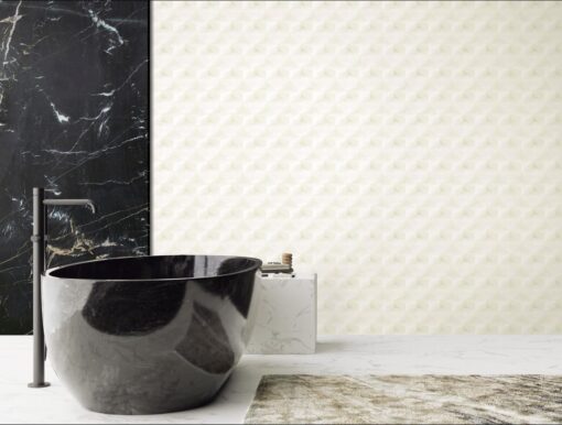 łazienka biała Tapeta Emiliana Parati New Tekko 20019 3d geometryczna