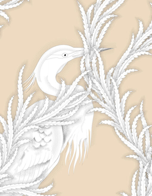 Fototapeta PaperMint Creeper beige ptaki czaple
