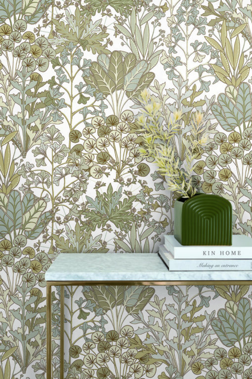 Tapeta York Wallcoverings Blooms Second Edition BL1815 Forest Floor liście kwiaty