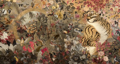 Fototapeta Muance 4 Dusk Collection Eye of the tiger MU14082 dżungla chinoiserie