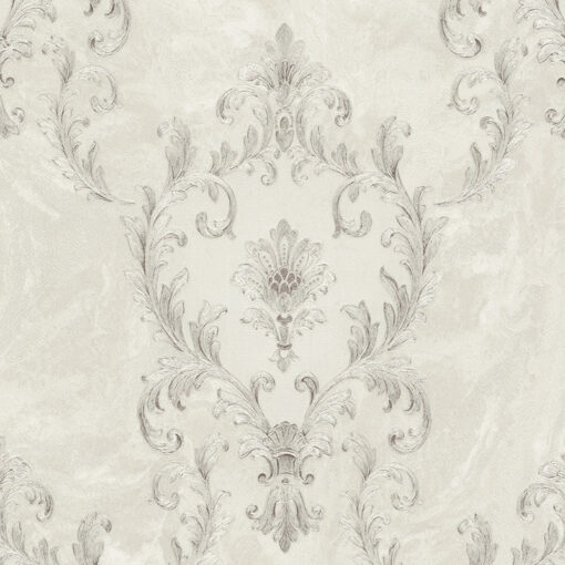 Tapeta glamour ornament beżowa z brokatem 83605 Decor & Decori Carrara Best