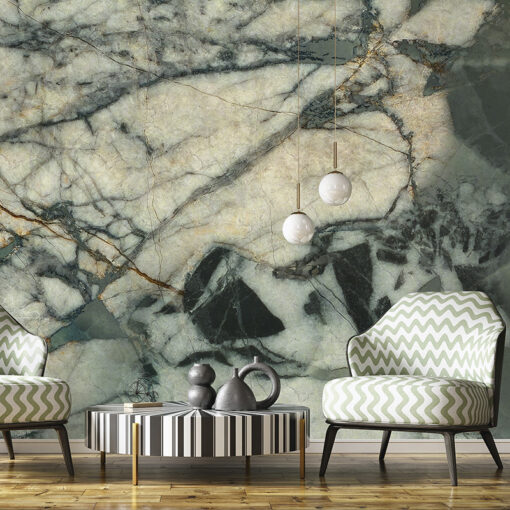 Fototapeta imitacja marmuru zielona  85651 Decor & Decori Carrara Best
