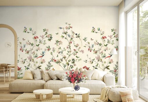Fototapeta Wallquest Daisy Bennett Mural Collection DB31506M kwiaty Chinoiserie Magnolia Mural