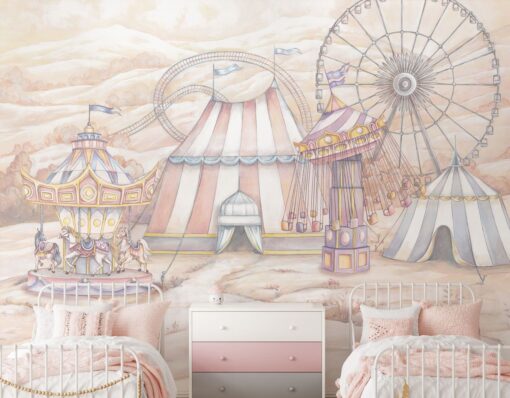 Tapeta dla dziecka Wallkids  0758w1 Lunapark