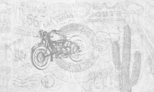 Tapeta vintage dla nastolatka motor Wallkids  0772w2 Dream Ride