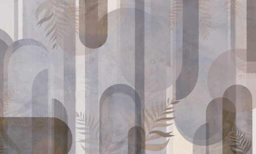 Tapeta geometryczna liście palmy Walltime Archi di Palma 1019w4
