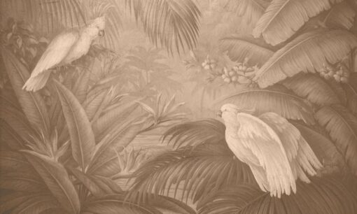 Tapeta dżungla papugi Walltime  Bellisima1210w4