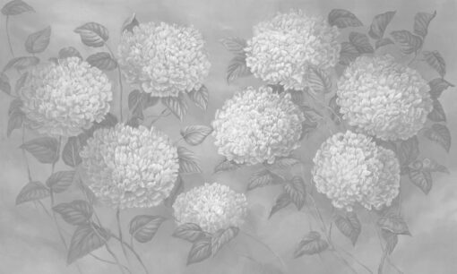 Tapeta kwiaty hortensje Walltime La  Delicatesse 1505w4