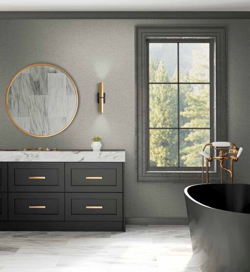 łazienka szara Tapeta płótno Wallquest Linen & Silk GT30028 Natural